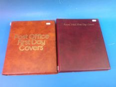Two albums of GB first day covers