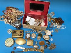 A collection of costume jewellery, compa
