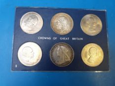 An old head Victorian crown of 1896 toge