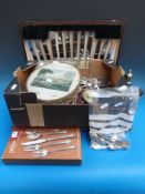 Large collection of plated ware includin