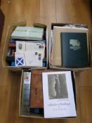 Three boxes containing a large quantity