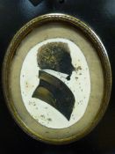 An 19thC portrait miniature of a lady to