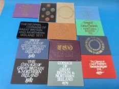 A collection of GB uncirculated proof co