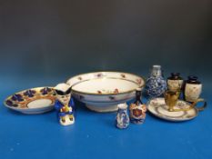 A quantity of ceramics to include hand-p