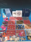 A quantity of GB coin sets, modern crown