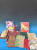 A selection of all world stamps, albums