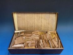 A selection of watch glasses in original