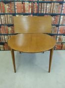 A G-Plan style extending dining table