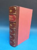 Thomas Dibdin, 'Bibliomania', 1876, quarter leather, gilt and ribbed spine