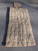 A WW1 officer's private purchase sleeping bag.
