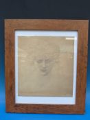 Sir Edward Burne-Jones (Pre-Raphaelite). Original platinotype photograph by Frederick Hollyer -