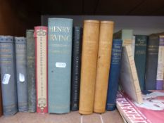 Sundry works about late 19th century and 20th century theatre