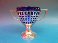 A WMF plated pedestal bonbon chalice