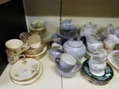 A quantity of various teaware to include Royal Albert 