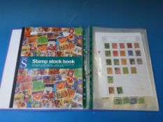 A ring binder and stock book of GB stamps and Commonwealth stamps