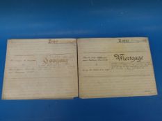 Two vellum indentures, both relating to Toadsmoor Mill, Bisley, Gloucestershire, one being a