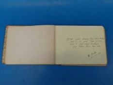 An Edwardian album with various missives, drawings and poems