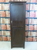 An oak housekeeper's or similar cupboard (181cm tall, 60cm wide)