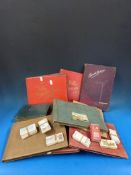 Twelve albums of cigarette cards including railways, wildlife (some larger examples), Dickens