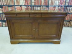 A modern elm sideboard