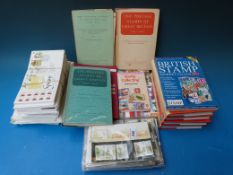 A quantity of GB stamp reference books including four Stanley Gibbons specialist, Queen Victoria,