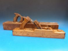 Stroud Interest; A boxwood jack plane by Parsloe, Nailsworth and a 22