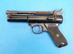 A Webley Premier MKII .22 air pistol, no visible serial number