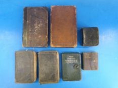 A quantity of small and miniature books to include an 1783 