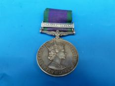 A Campaign Service Medal (Northern Ireland) to 24432683 Dvr K F Dickinson RCT