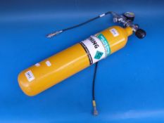 A three litre compressed air bottle