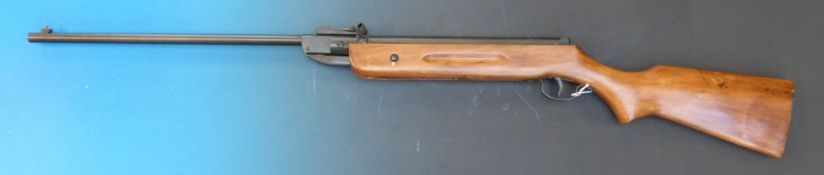 A Pioneer .22 air rifle, serial number G6339