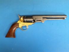A Colt replica .44 black powder revolver, serial number 172518.  PLEASE NOTE THAT A VALID RELEVANT