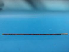 An officers swagger stick of Gurkha interest