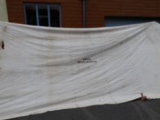 A Hussars Boer war canvas tent marked to the side Royal Bucks Hussars.