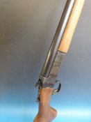 An Astra 12 gauge single barrelled shotgun, 30 inch barrels 48815.  PLEASE NOTE THAT A VALID