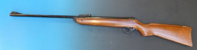A BSA Meteor .22 air rifle, serial number TH58973
