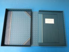 The Holkham Bible, goatskin binding in presentation box with commentary book by Michelle P. Brown,