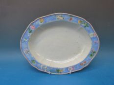 A Chinese planter stand with decoration to rim