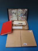 Three stockbooks of GB and colonial stamps and a large quantity of mint GB including many gutter