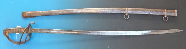 A Victorian W Jones & Co, Regent Street, 1821 pattern officer's sword with shagreen handle in