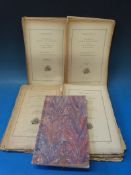 John Ruskin 'Praeterita 1885' in rare original parts with Turner Gallery Notes 1856-7
