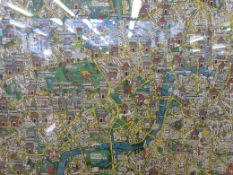 A Wonderland map of London (74 x 92cm)