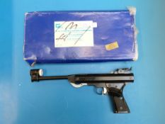 An RO 71 .22 air pistol, serial number 104334