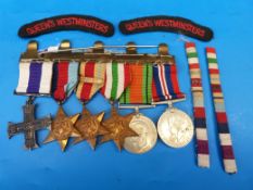 A WW2 Military Cross group of six awarded to temporary Major Oliver Stobart 129252 Kings Royal