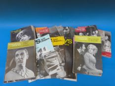 Over 90 theatre magazines from the 1950s, 1960s and 1970s including 