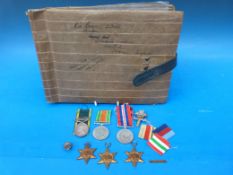 A wartime photograph album showing the time of Cpl. R.K. Boon during WWII in Egypt, includes