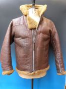 A WWII type bomber's flying jacket