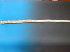 A 19thC narwhal tusk length 128cm