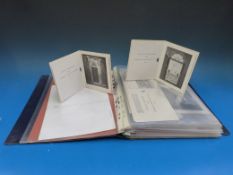 An album of Christmas cards from Downing Street and the Royal Household, post 1950's and  including