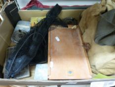 A suitcase containing a quantity of trout and salmon fishing equipment including Mitchell 602 and